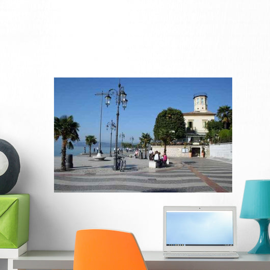 Uferpromenade Lazise Wall Decal