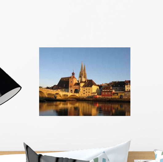 Regensburg Danube Wall Decal