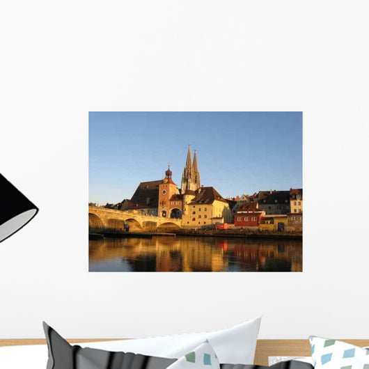 Regensburg Danube Wall Decal