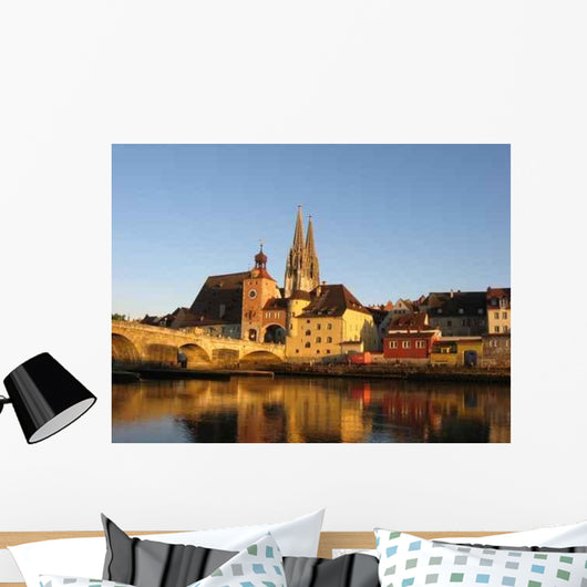 Regensburg Danube Wall Decal