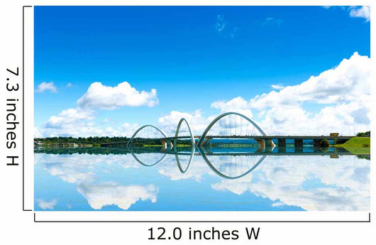 JK Bridge in Brasilia, Brazil Wall Mural