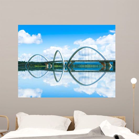 JK Bridge in Brasilia, Brazil Wall Mural