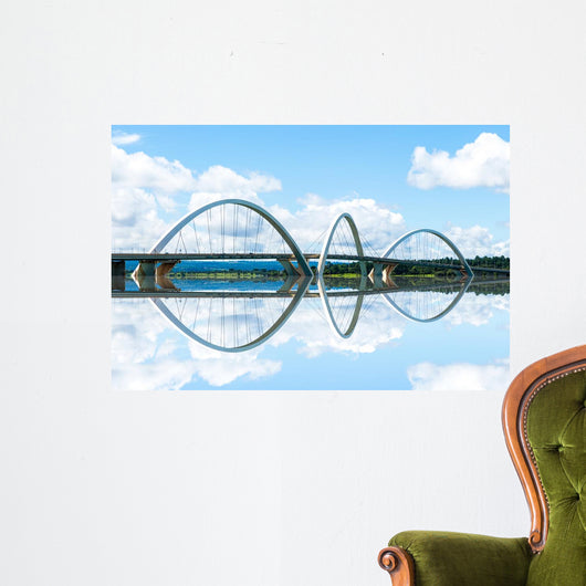 JK Bridge in Brasilia, Brazil Wall Mural