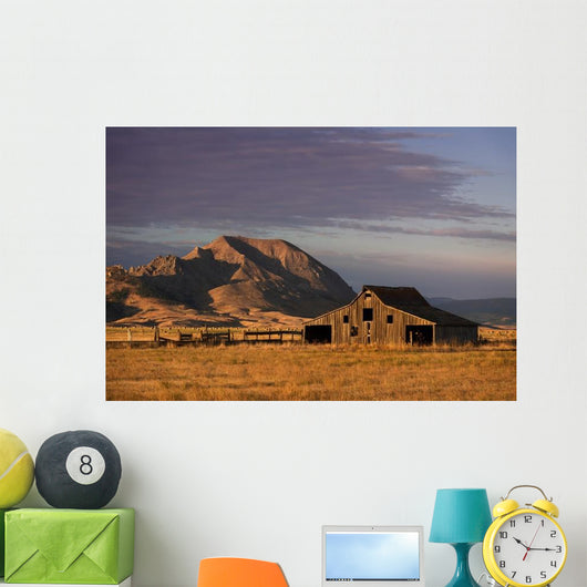 Old Barn Front Bear Wall Decal