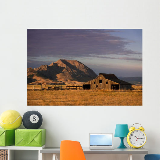 Old Barn Front Bear Wall Decal
