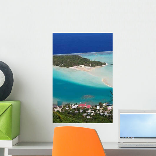 Ariel Maupiti Lagoon Wall Decal