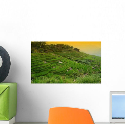 Rice Field Wall Decal