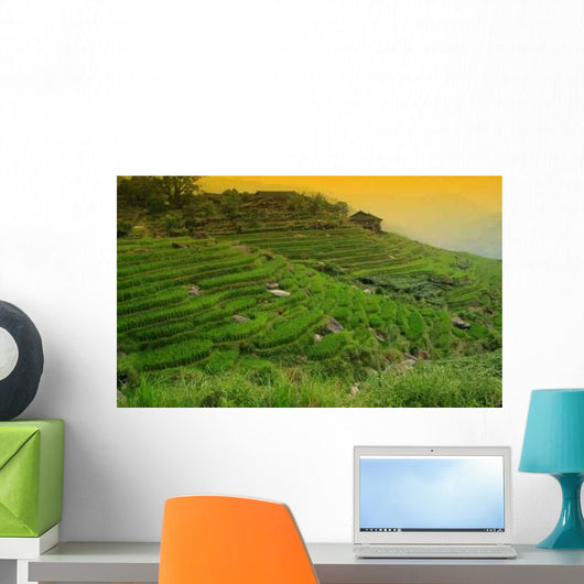 Rice Field Wall Decal
