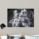 serenity and yoga practicing at waterfall Kanto Lampo, Bali,Indonesia Wall Mural