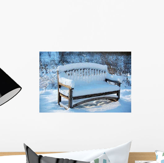 Buried under Snow Bank Wall Decal