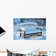 Buried under Snow Bank Wall Decal