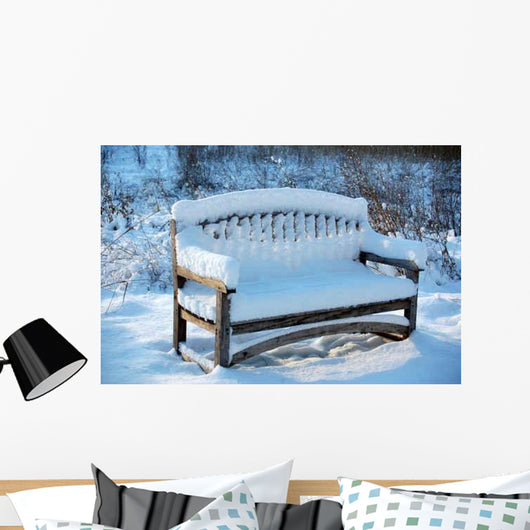 Buried under Snow Bank Wall Decal