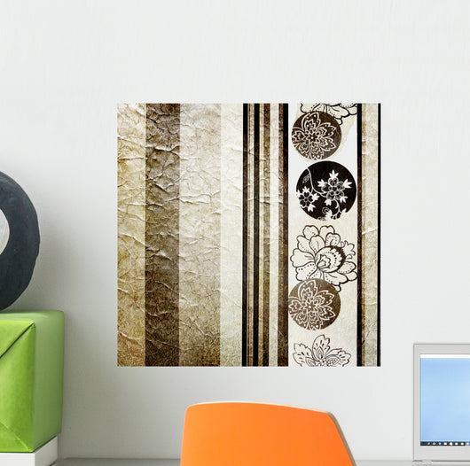 Silver Retro Wallpaper Wall Mural