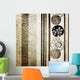 Silver Retro Wallpaper Wall Mural