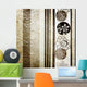 Silver Retro Wallpaper Wall Mural