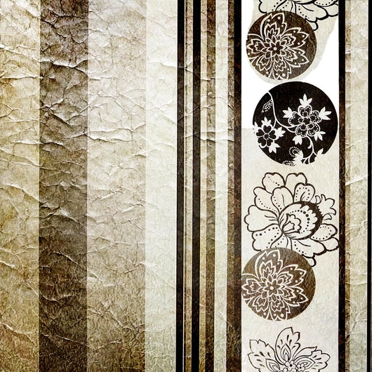 Silver Retro Wallpaper Wall Mural