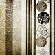 Silver Retro Wallpaper Wall Mural