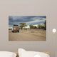Game drive in Etosha National Park, Namibia Wall Mural