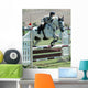 Horse Rider Jumping a Barrier Wall Mural