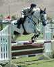 Horse Rider Jumping a Barrier Wall Mural