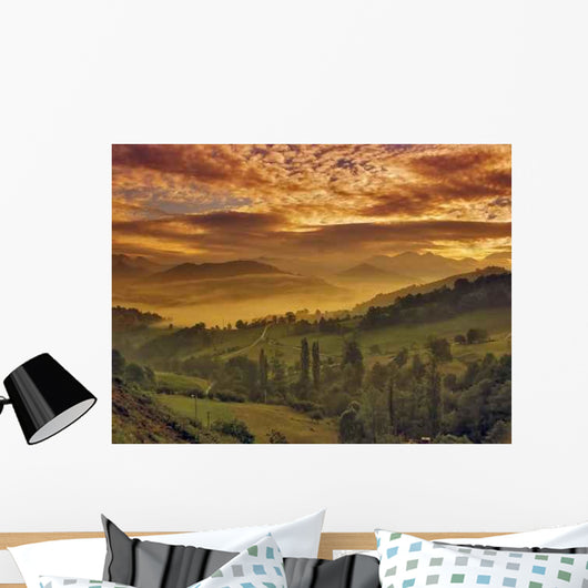 Sunrise Asturias Wall Decal