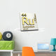 Ruthenium Form Periodic Table Wall Decal