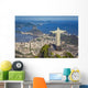 Aerial Panorama Botafogo Bay Wall Decal
