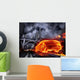 Fire Car Wall Mural