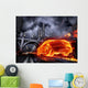 Fire Car Wall Mural