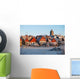 German Town in Winter Wall Mural
