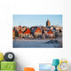 German Town in Winter Wall Mural