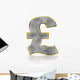 Bling Pound Symbol Wall Decal