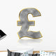 Bling Pound Symbol Wall Decal