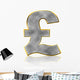 Bling Pound Symbol Wall Decal