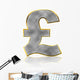 Bling Pound Symbol Wall Decal