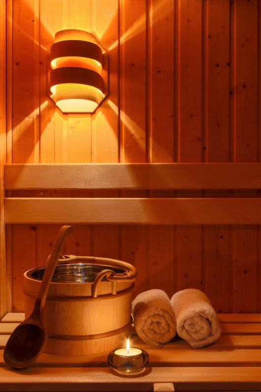 Wellness und Spa in der Sauna Wall Mural