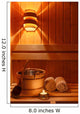 Wellness und Spa in der Sauna Wall Mural