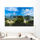 Iguazu Falls, the largest series of waterfalls of the world, located at the Brazilian and Argentinian border. View from Brazilian side. Wall Mural