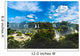 Iguazu Falls, the largest series of waterfalls of the world, located at the Brazilian and Argentinian border. View from Brazilian side. Wall Mural
