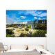 Iguazu Falls, the largest series of waterfalls of the world, located at the Brazilian and Argentinian border. View from Brazilian side. Wall Mural
