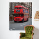 London Double Decker Bus Wall Mural