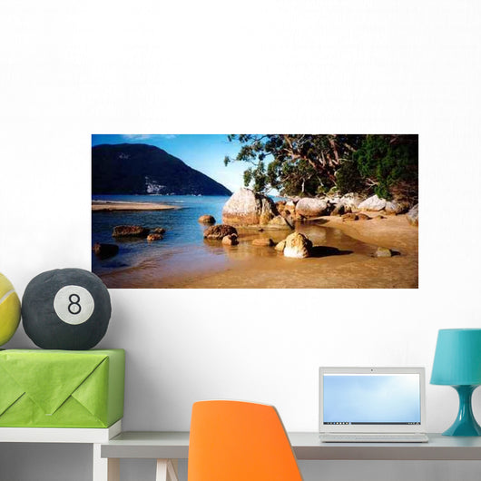 Beach Rocks Wall Decal Design 1