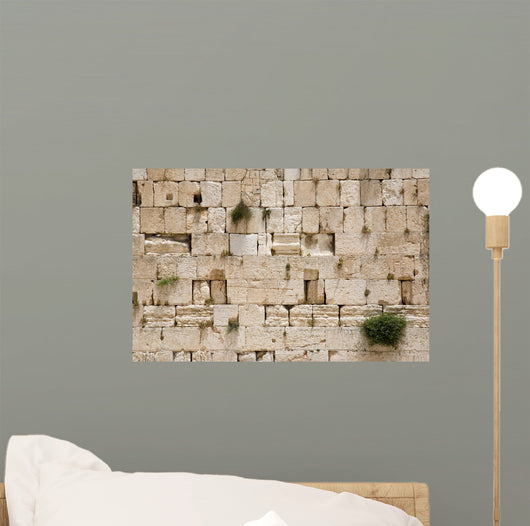 the jerusalem wailing wall - closeup Wall Mural