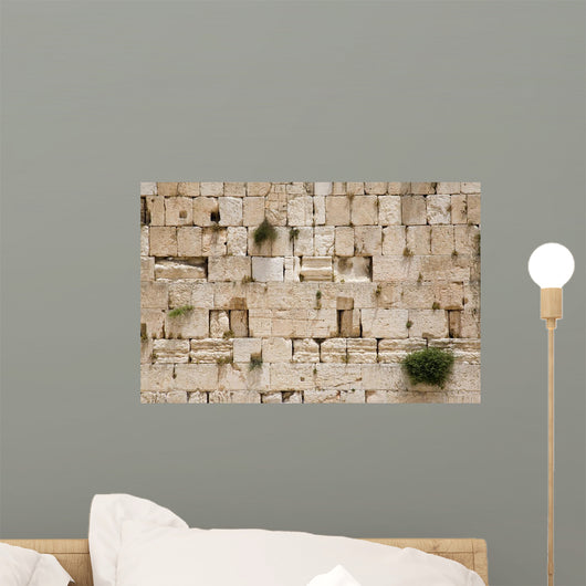 the jerusalem wailing wall - closeup Wall Mural