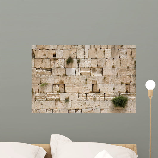 the jerusalem wailing wall - closeup Wall Mural