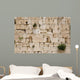 the jerusalem wailing wall - closeup Wall Mural