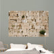 the jerusalem wailing wall - closeup Wall Mural