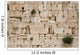 the jerusalem wailing wall - closeup Wall Mural