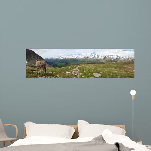 Alpine Mountain View Wall Mural