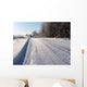Dirt Road Winter Wall Decal